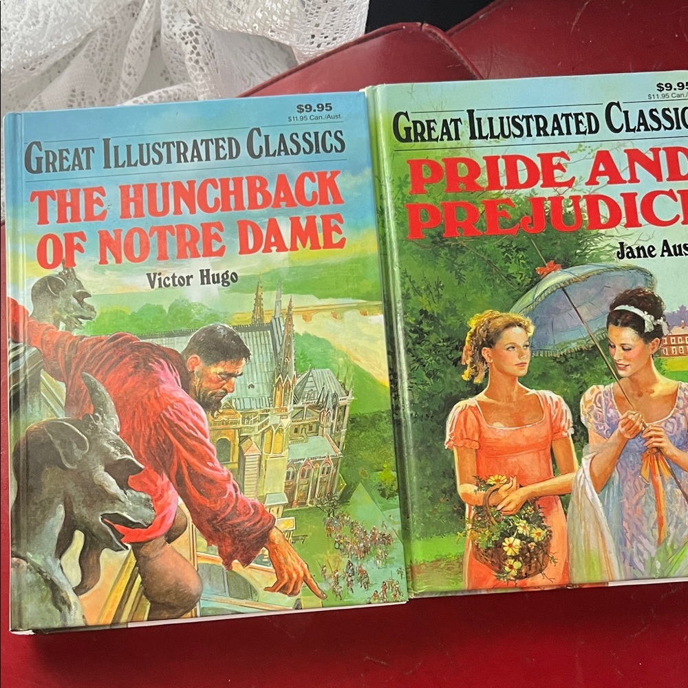 Two books from Great Illustrated Classics